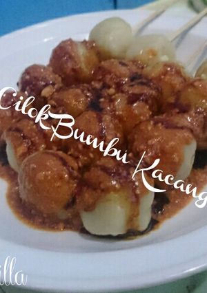 Foto resep Cilok kuah kacang