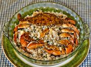A picture of authentic chinese crab