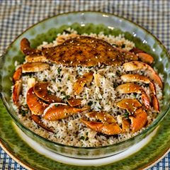 Eight Treasure Mud Crab Rice | Eight Major Cuisines of China · Min (Fujian) cuisine A picture of Eight Treasure Mud Crab Rice | Eight Major Cuisines of China · Min (Fujian) cuisine.