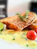 Corvina frita Con Salsa Alioli 👍🇵🇪