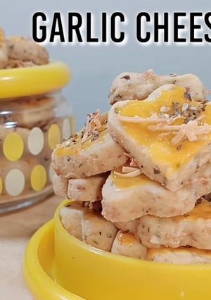 Foto resep Garlic Cheese Cookies