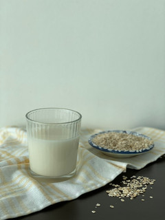 Una foto de Leche de avena