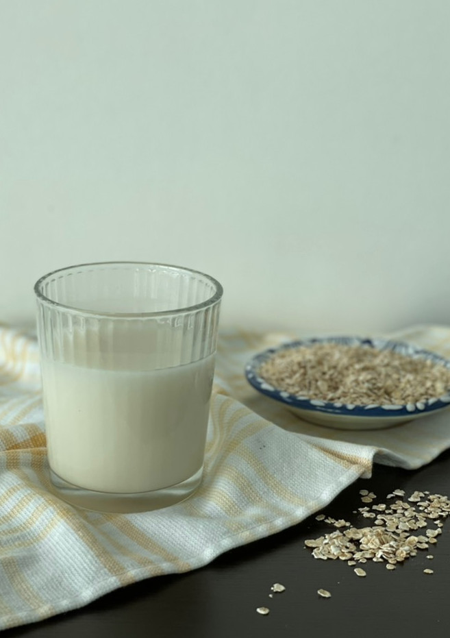 Una foto de Leche de avena