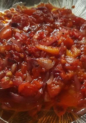 A picture of Simple tomato sauce.