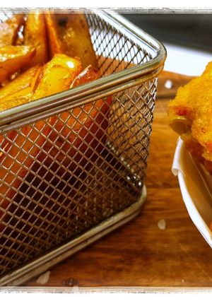 A picture of Vegan Fish and Chips.