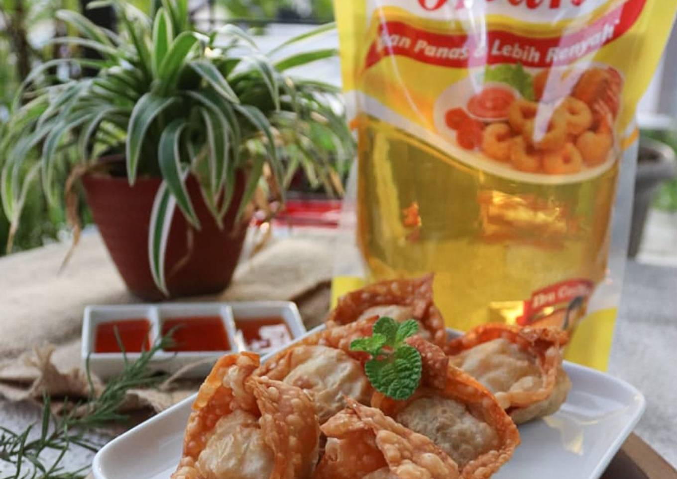 Pangsit Goreng ala Bakmi GM