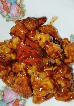 Foto resep Ayam Krispi Lada Hitam
