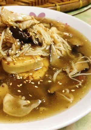 รูปของ ราดหน้าเต้าหู้ย่างเห็ดรวมเจ ไม่ใช้น้ำมัน!! #กินผักรักสุขภาพ5