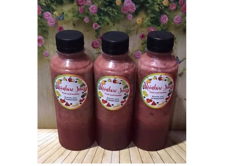 Bagaimana Menyiapkan Diet Juice Blueberry Strawberry Mango Apple Anti Gagal