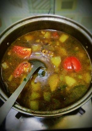 Foto resep Rawon sayur