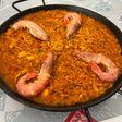 Paella con sepia y gambón