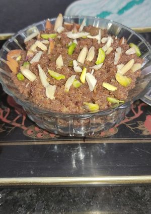A picture of Poppy seeds halwa.