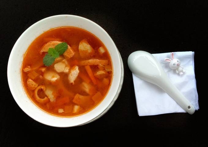 Resep Soup merah Yang Enak