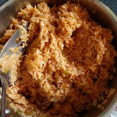 A picture of Spanish Rice.