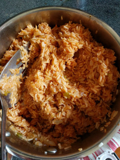 A picture of Spanish Rice.
