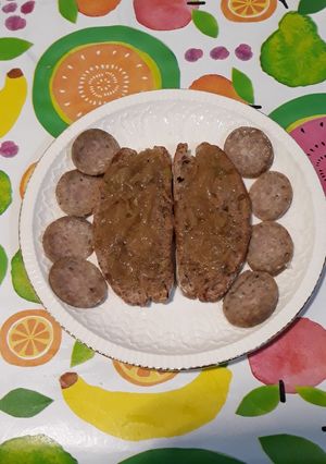 Foto principal de Cebolla confitada, pan y baldana blanca. Desayuno de payés (3)