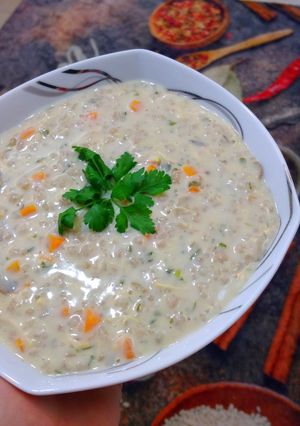 عکسی از دستور سوپ شیر🥘🥣😋