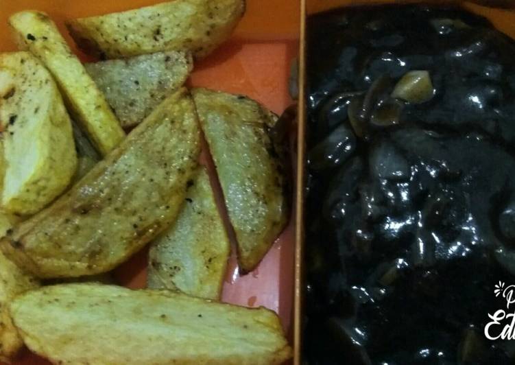Resep STEAK saos black paper super simple (praktis dan ekonomis) yang Sempurna