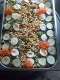 Rich vegetable salad