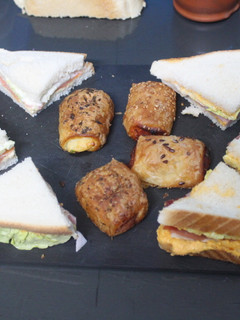 Una foto de Triangulitos con hojaldritos rellenos