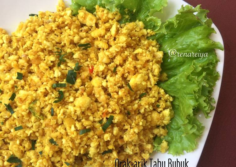 Orak-arik Tahu Bubuk