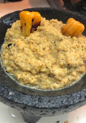 Una foto de Salsa negra de Habanero al estilo Sonorense