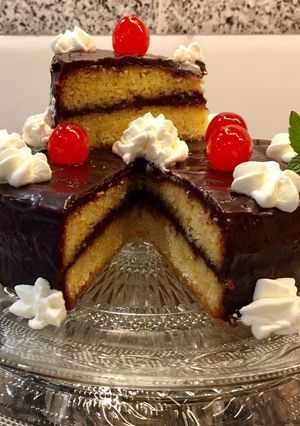 Foto principal de Tarta húmeda de naranja y chocolate