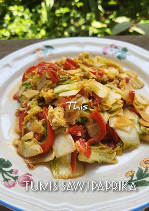 Foto resep Tumis Sawi Paprika