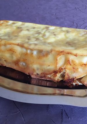Une photo de Gâteau lasagne chou-fleur / porc / brebis