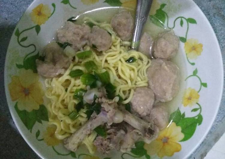 Bakso ayam sehat tanpa ribet