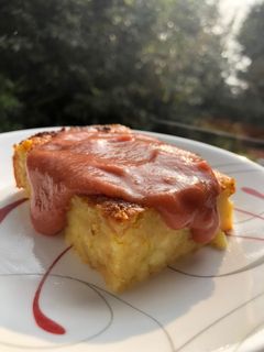 Una foto de Torta de Almojábana con Jalea de Guayaba