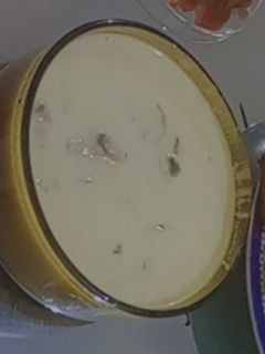 صورة لوصفة شوربة كريمة بالدجاج والمشروم