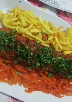 عکسی از دستور رولت مرغ