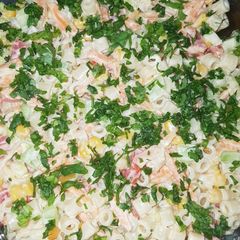 A picture of Macaroni salad.