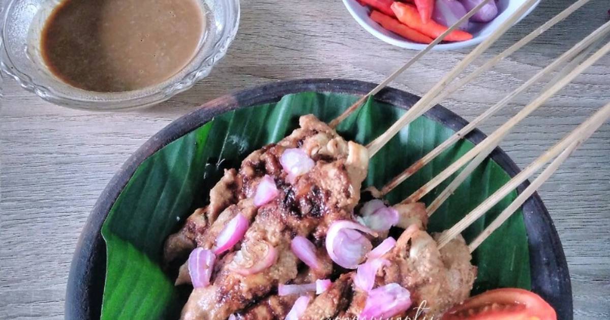 Resep Sate Jamur Tiram Bumbu Kacang Oleh Dika Noveri Cookpad