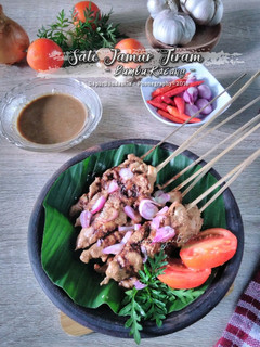 Foto resep Sate Jamur Tiram Bumbu Kacang