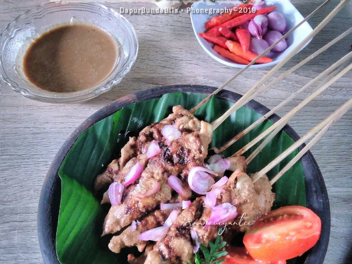 Resep: Sate Jamur Tiram Bumbu Kacang Untuk Pemula