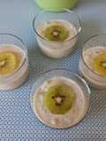 305. Postre de yogur y kiwi