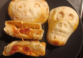 Muñequitos Pizza de Halloween
