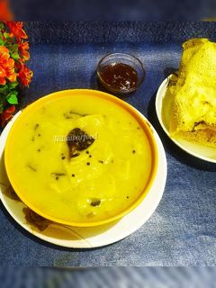 A picture of Dal Dhokli.