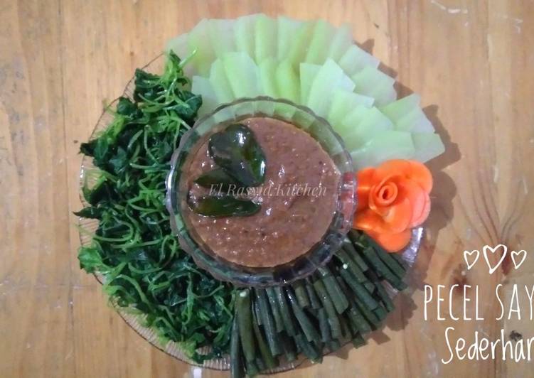 Pecel Sayur Sederhana