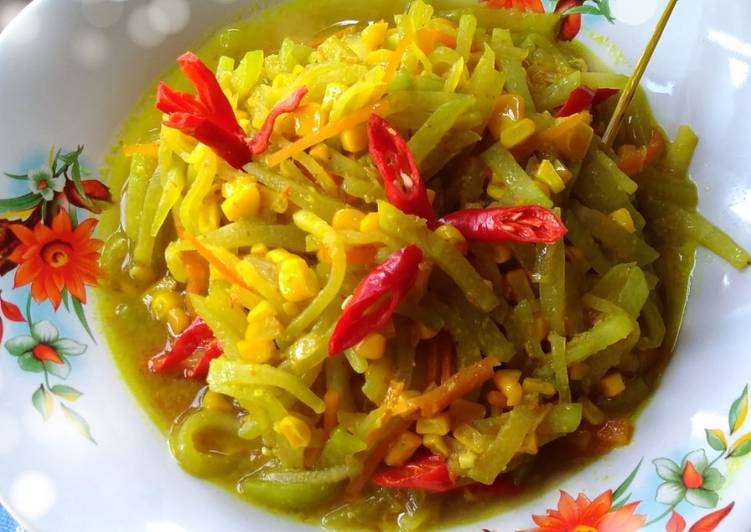 Resep Tumis labu berbumbu kuning, Lezat Sekali