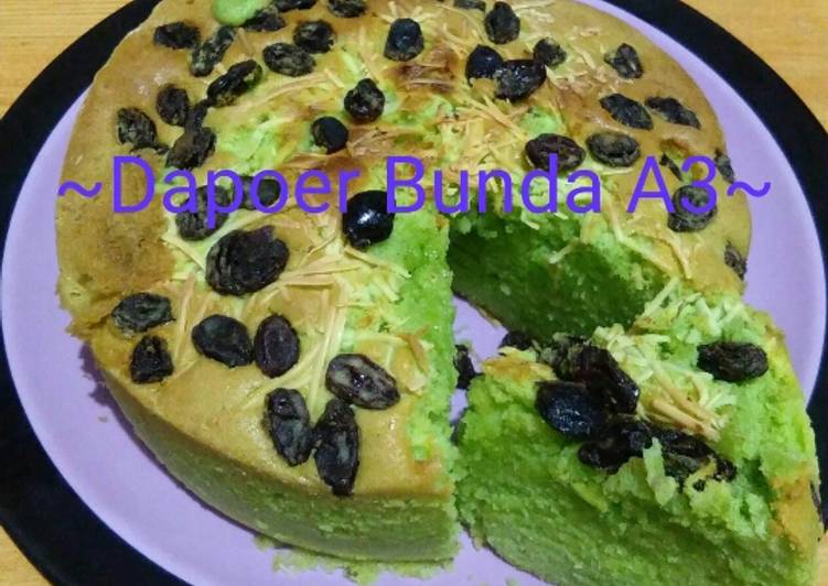 Bolu Pandan kismis no mixer 😍 #DapoerBundaA3