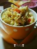 Ensalada rusa con coditos y atún