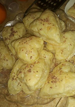 صورة لوصفة حلى البف باستري😋💖