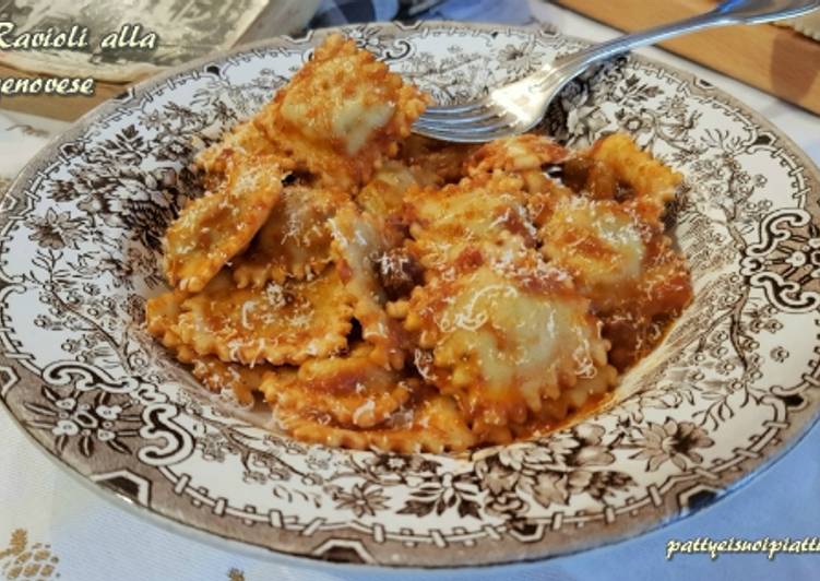 Ravioli alla genovese