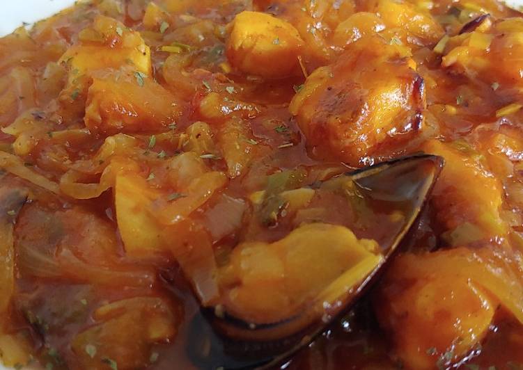 Pica-pica de Pulpo con mejillones