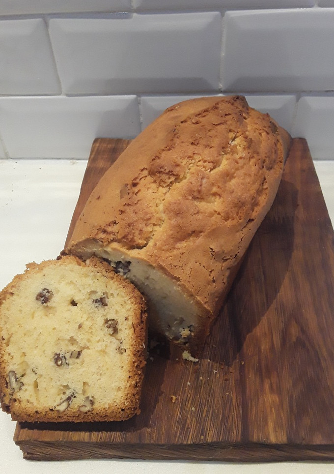 Una foto de Budín vainilla con aceite