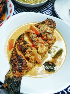 Foto resep Nila goreng kuah santan