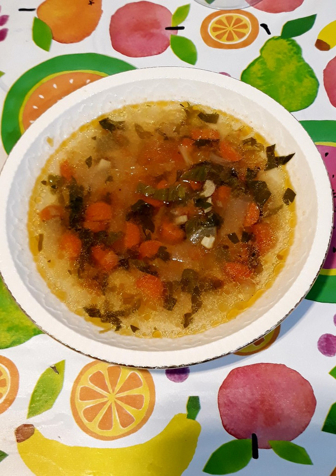 Una foto de Sopa de ensalada
